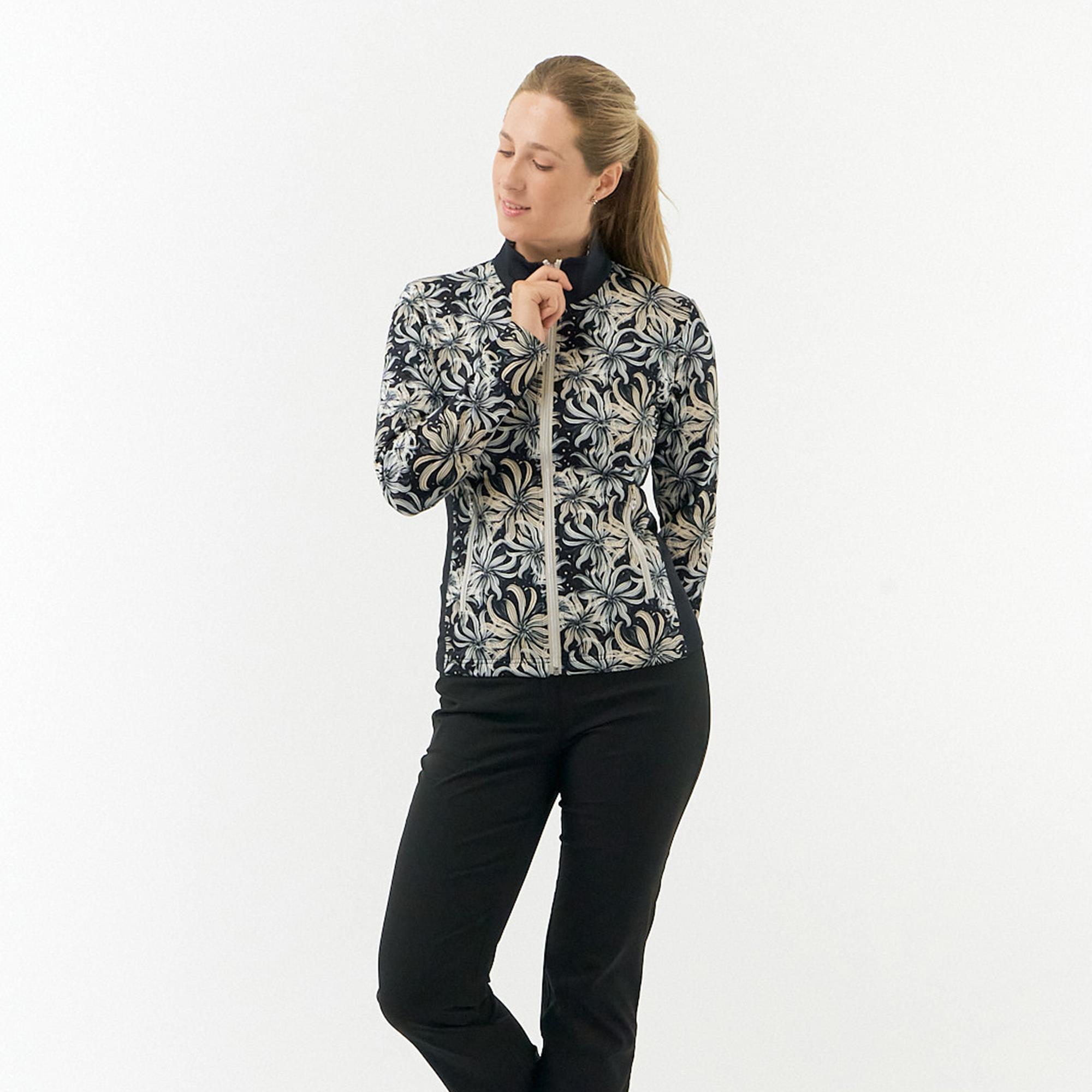 Pure Golf Auttie Winterweight Ladies Golf Jacket Champagne Orchid